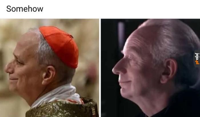 Somehow the pope returned