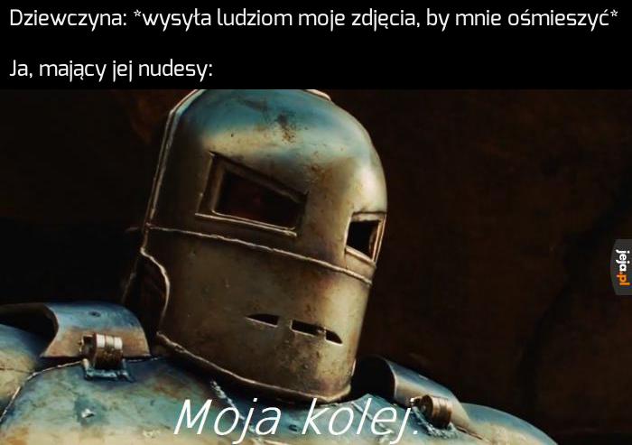 Przyszłaś z mieczem na strzelaninę