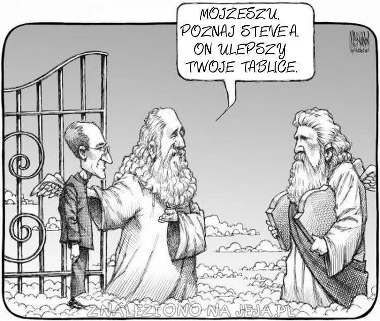 Mojżeszu, poznaj Steve'a