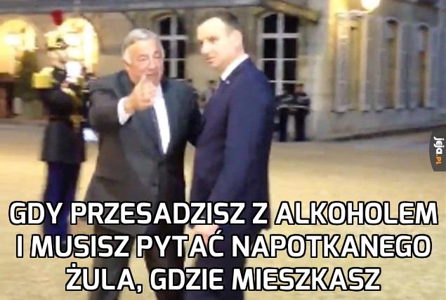 Gdy popijesz za mocno