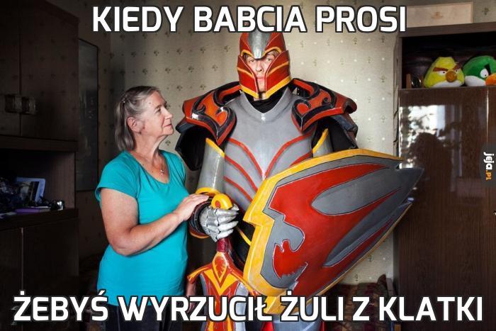 Kiedy babcia prosi