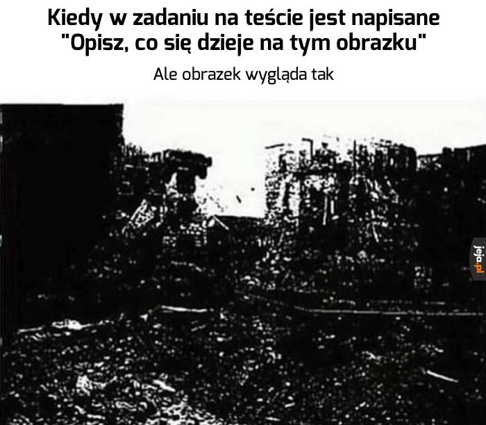 Każdy test z angielskiego u mnie