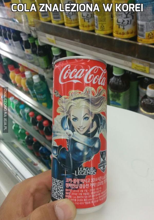 Cola znaleziona w Korei