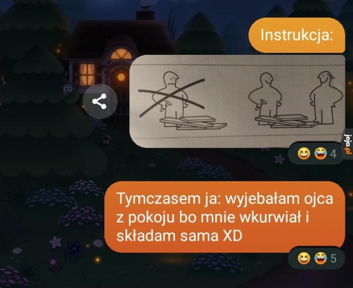 Instrukcje były niejasne