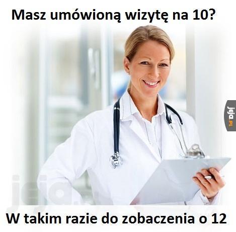 Typowa wizyta u lekarza