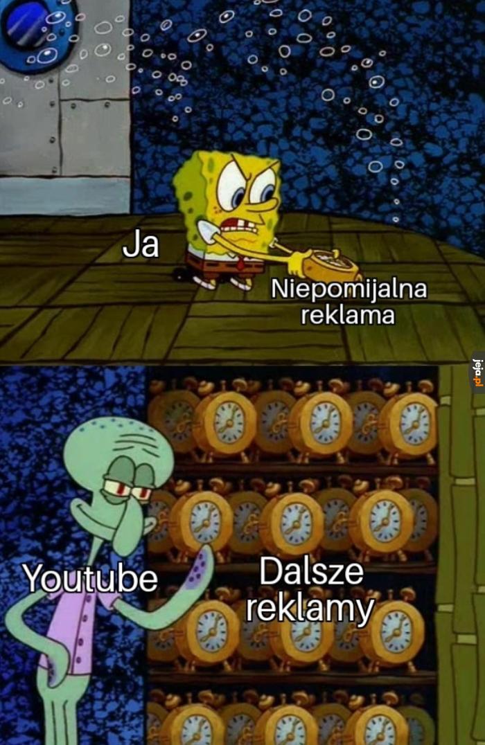 Świetnie, mogę wyrazić swój gniew o nadmiernych reklamach na YouTubie