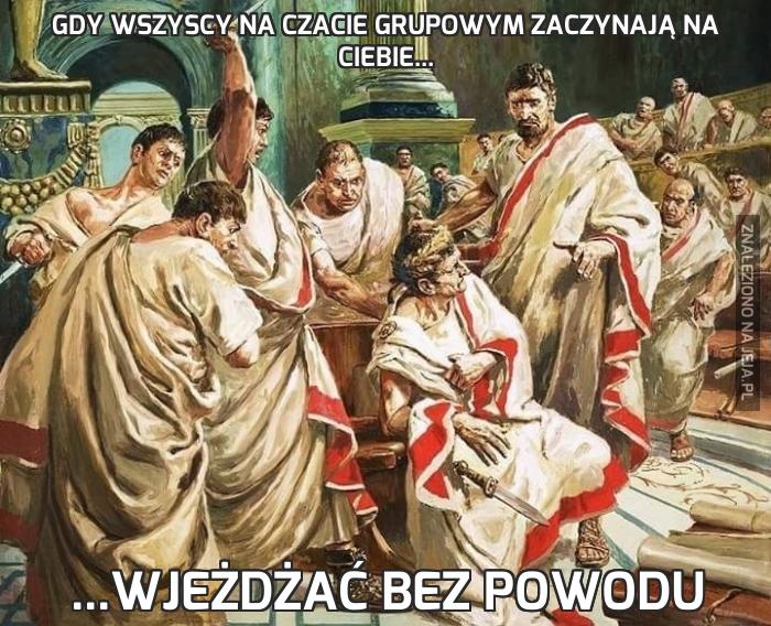 Gdy wszyscy na czacie grupowym zaczynają na Ciebie...