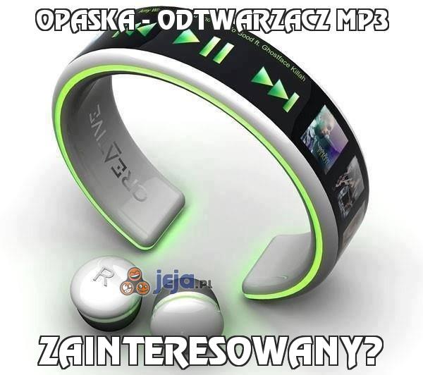 Opaska - odtwarzacz MP3