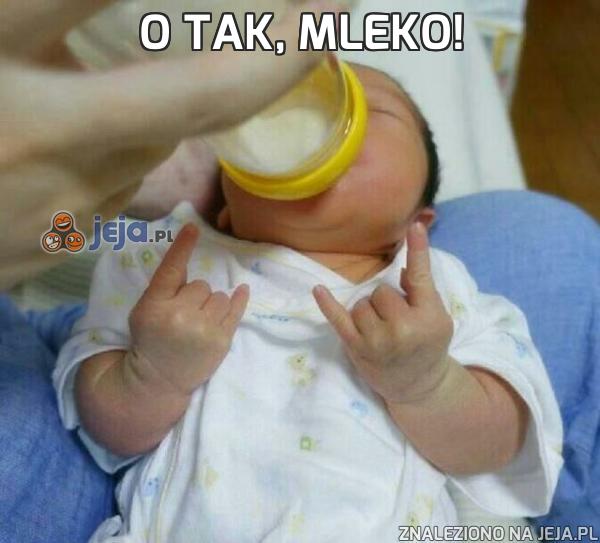 O tak, mleko!