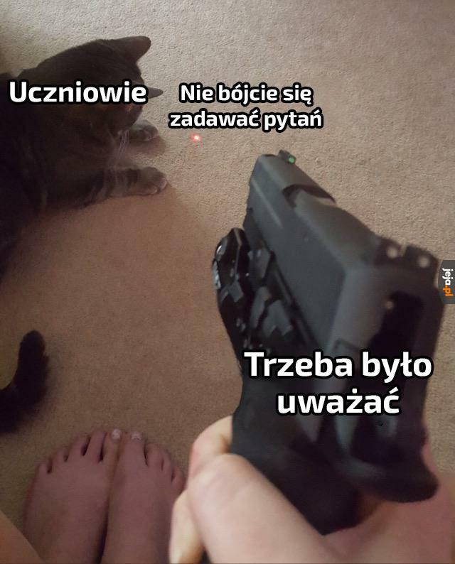No trzeba było