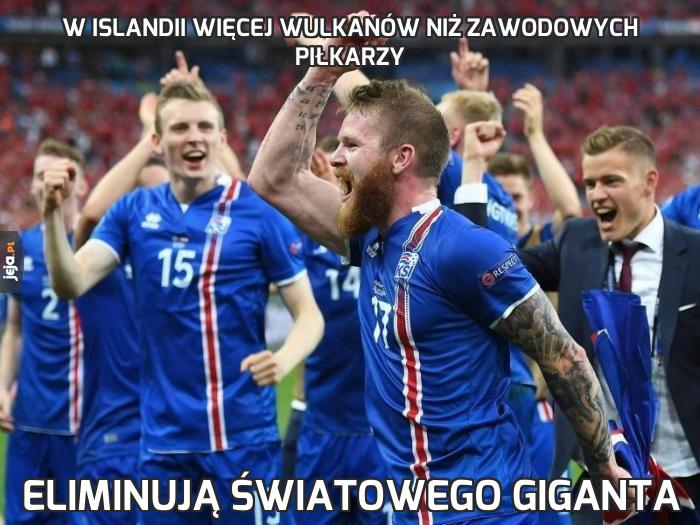 W Islandii więcej wulkanów niż zawodowych piłkarzy