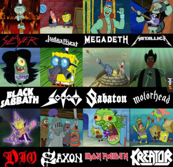 Metal według Spongeboba