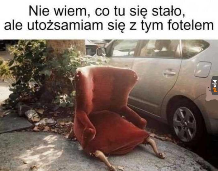 Fotel, na którym siadła psycha