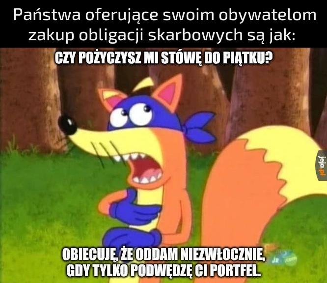 Świetny układ dostać zwrot długu z własnych pieniędzy
