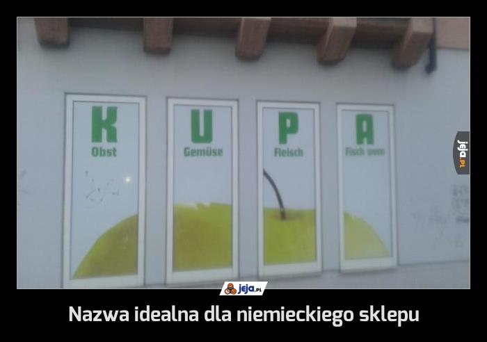 Nazwa idealna dla niemieckiego sklepu
