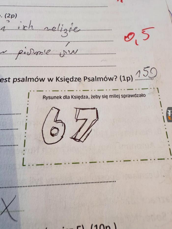 Nie ma za co ojcze dyrektorze
