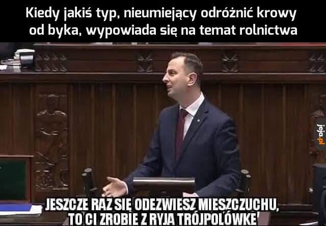 Ty mieszczuchu jeden!