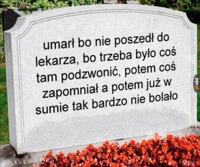 Cześć jego pamięci