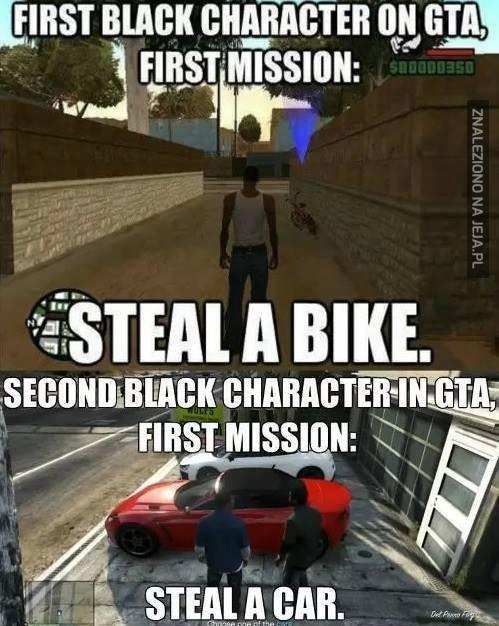 Pierwsze misje w GTA