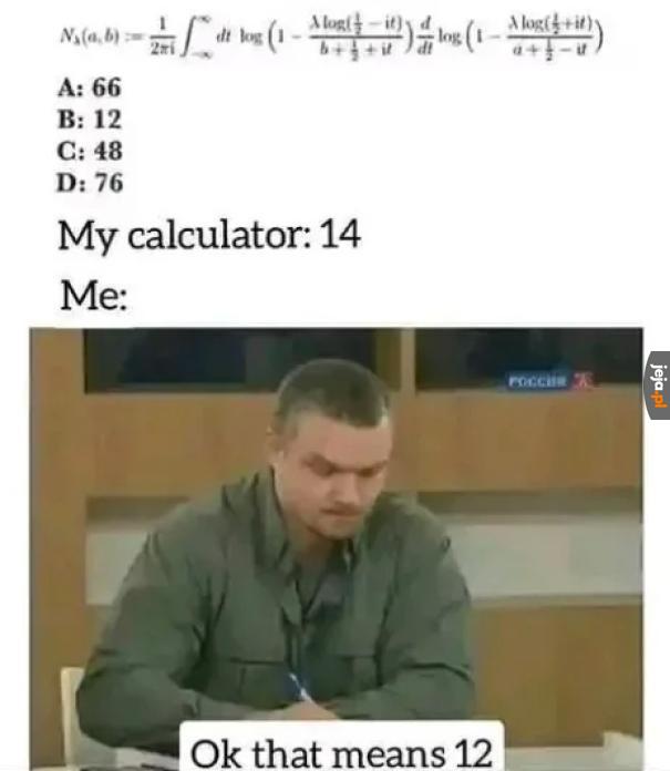 Trzeba wyliczyć średnią