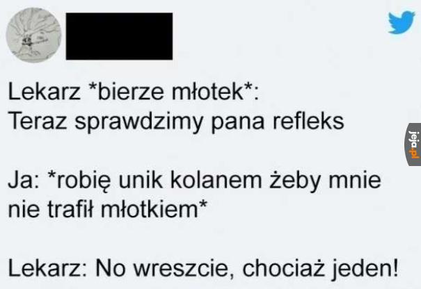 Pierwszy, który zdał egzamin