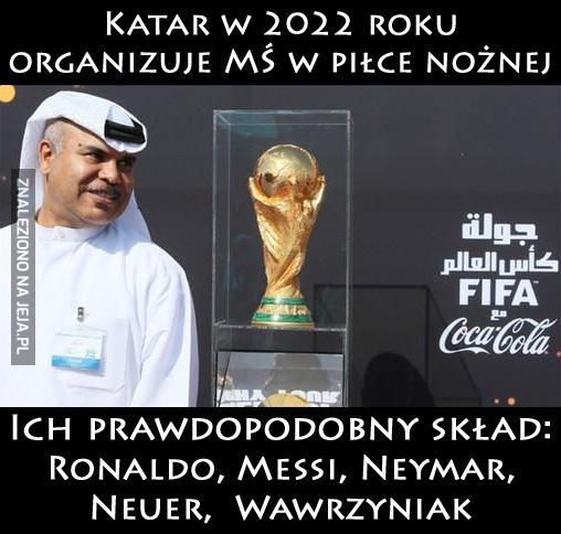 Katar w 2022 roku organizuje MŚ w piłce nożnej