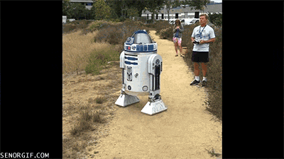 Dron w wersji R2D2