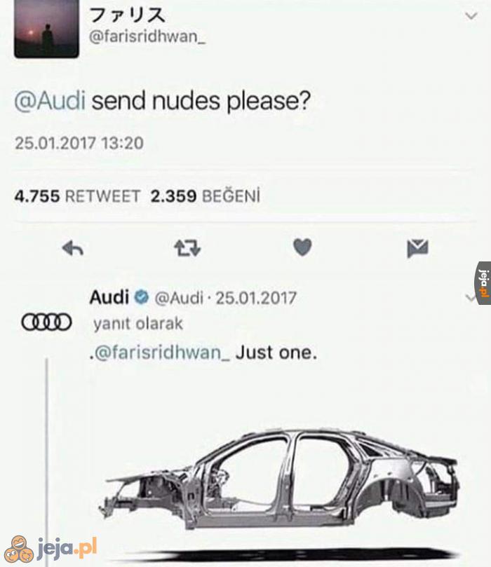 Ludzie z Audi to śmieszki