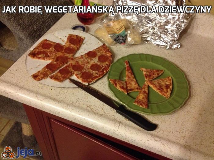 Jak robię wegetariańską pizzę dla dziewczyny