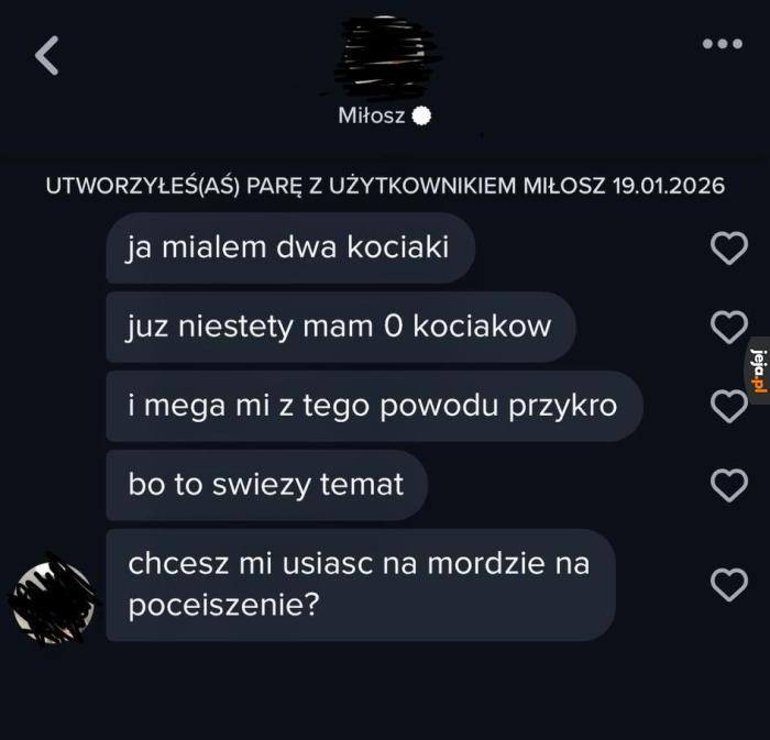 Kolega wymaga pocieszenia