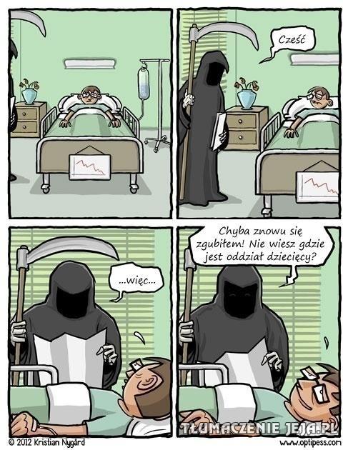 Mroczny szpitalny humor