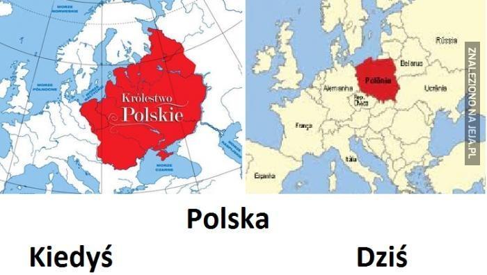 Granice Polski kiedyś i dziś
