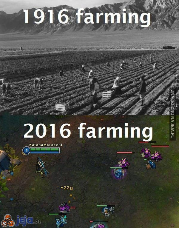 Farmienie kiedyś i dziś
