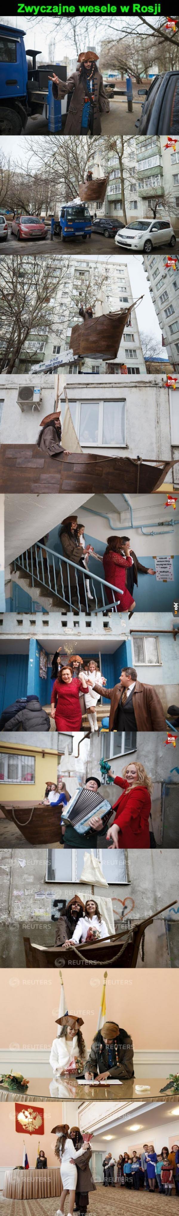 Zwyczajne wesele w Rosji