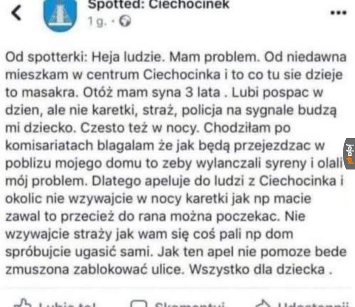 Zupełnie racjonalna prośba