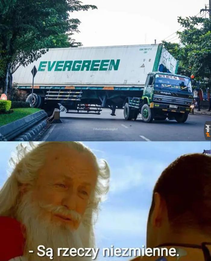 Prawie jak w Kanale Sueskim