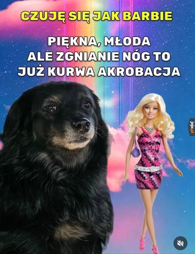 Sorry za wyciszenie mema, leciałoby Barbie Girl