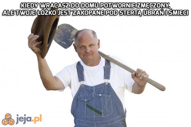 Czeka mnie trochę kopania