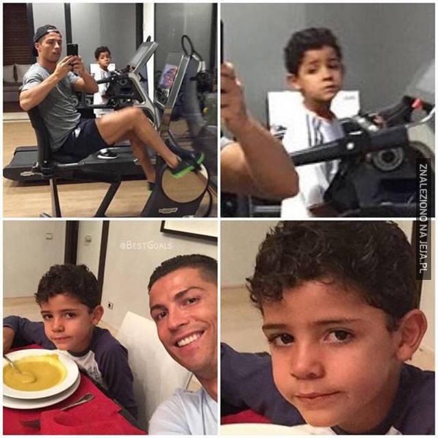 Ciężko jest być synem Ronaldo