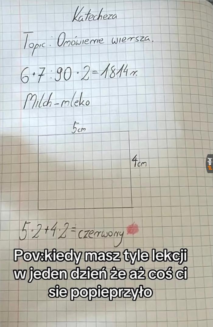 Zeszyt uniwersalny