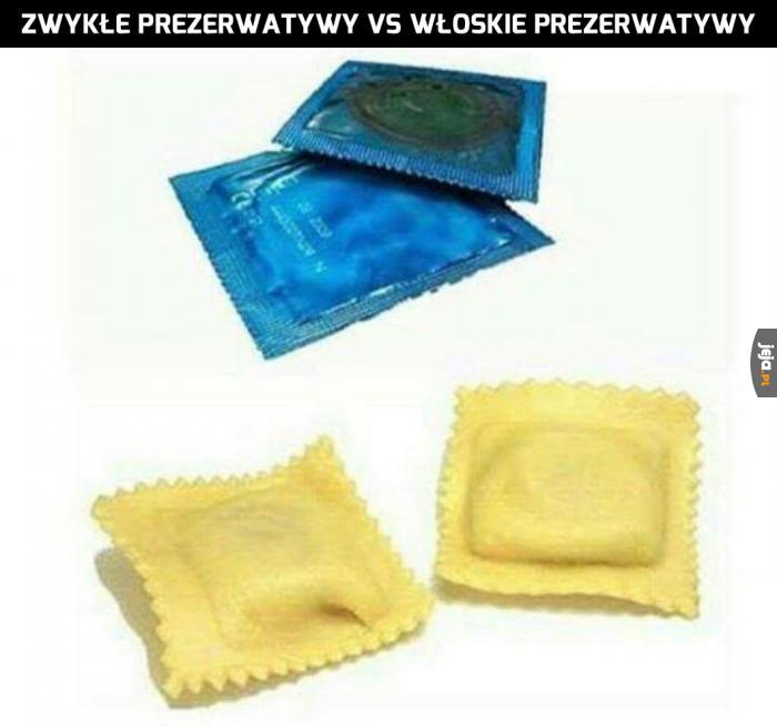 Włoskie kondomy