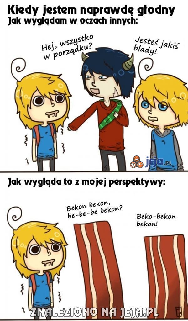 Kiedy jesteś głodny, nie jesteś sobą
