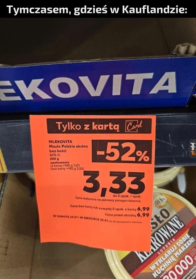 Masło bez kości 🦴