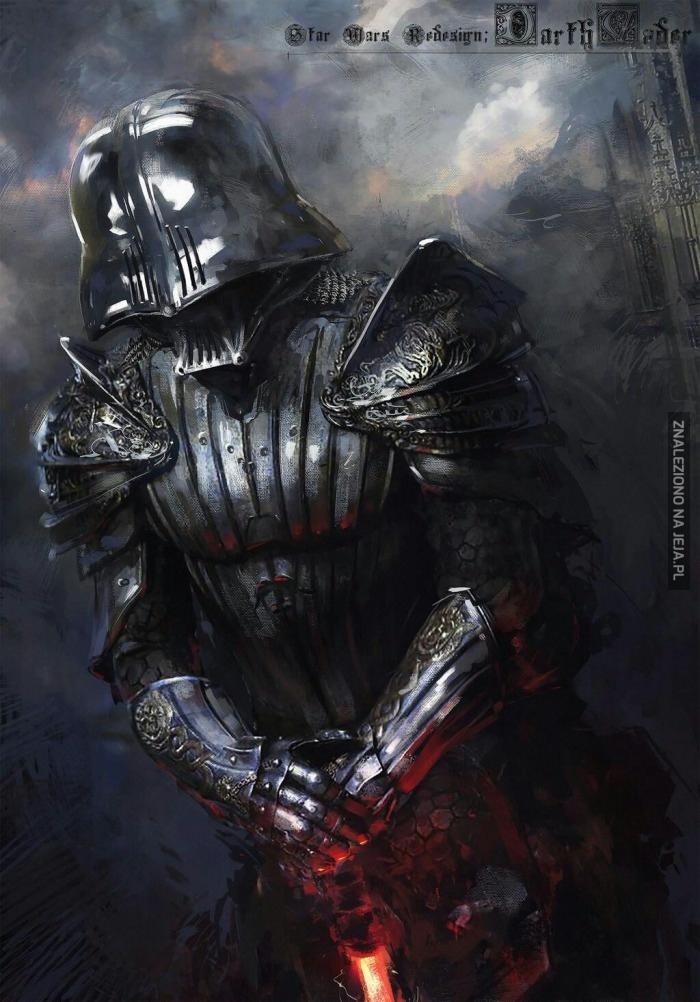 Epicki średniowieczny Vader