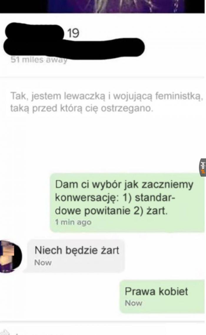 Podrywanie feministki