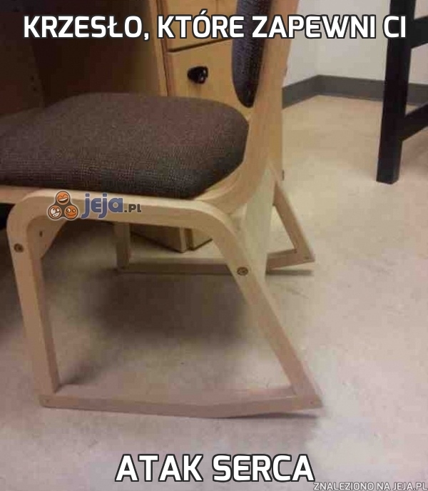 Krzesło, które zapewni Ci