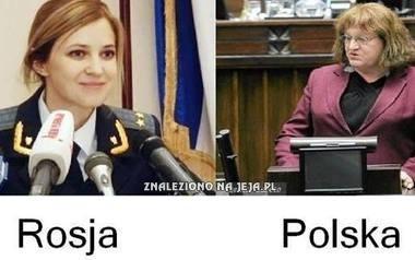 Kobiety u władzy Polska vs Rosja