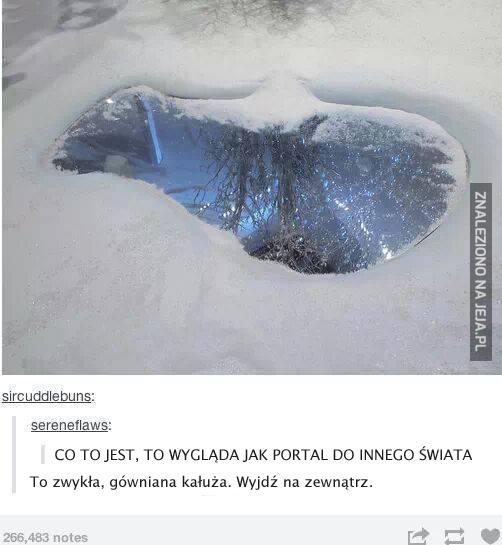 To świat, takie coś za drzwiami
