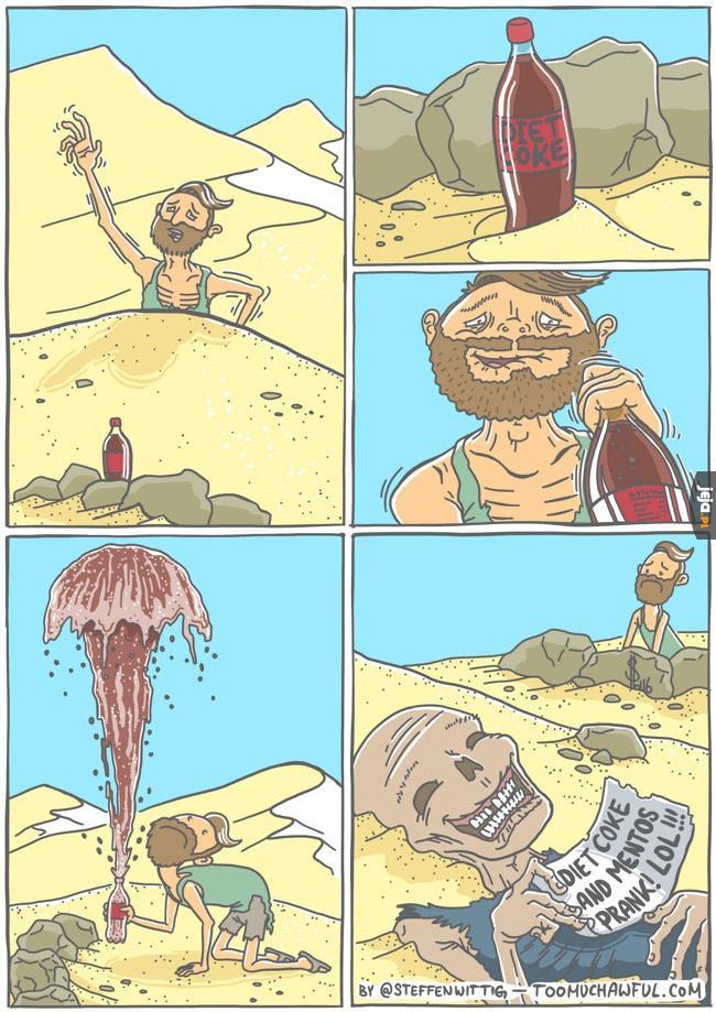 Cola na pustyni