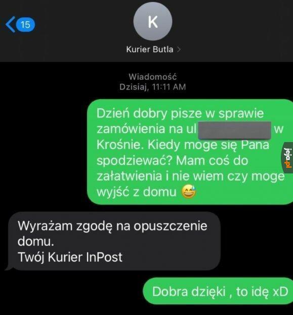 Błogosławiony bądź, kurierze
